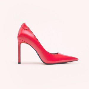 Leather high heel shoes (Demo)