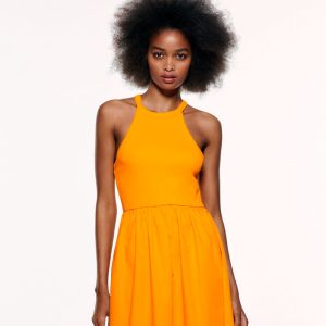 Combined orange dress (Demo)